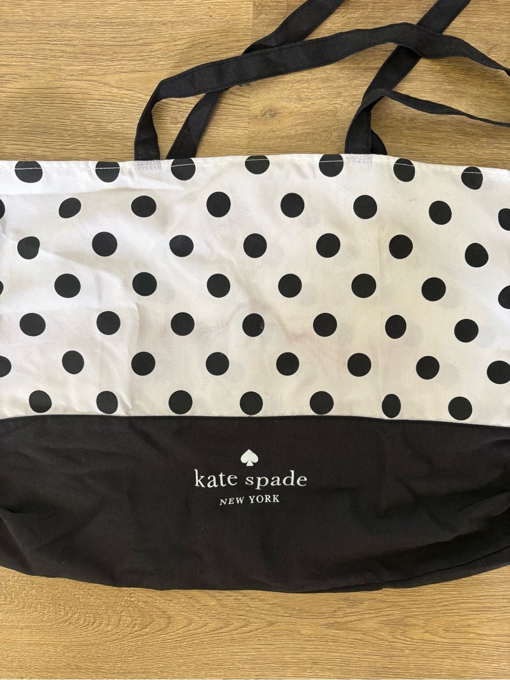kate spade Black and White Polka Tote - Picture 3 of 5